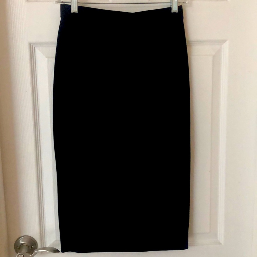 Black Label Donna Karan wool skirt
